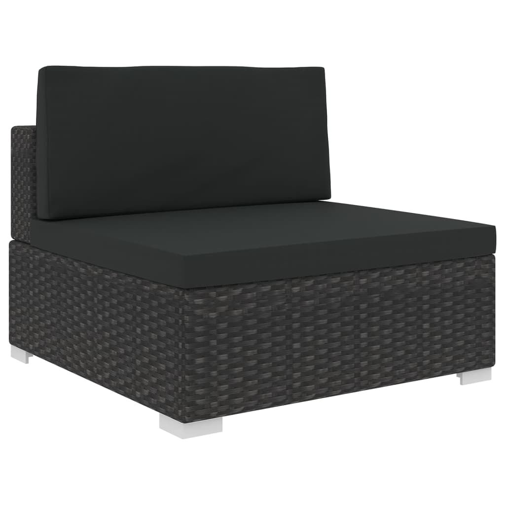 vidaXL 8 Parça Minderli Bahçe Oturma Grubu (Yalnızca UK/NO/IE/FI)