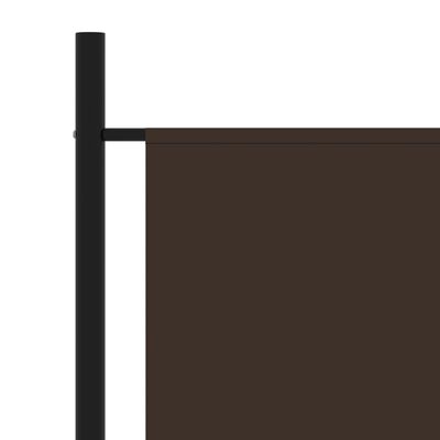 vidaXL 3-Panel Oda Bölücü Kahverengi 260x180 cm