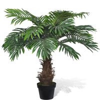 vidaXL Gerçekçi Yapay Cycas Palmiye Ağacı Saksılı 80 cm