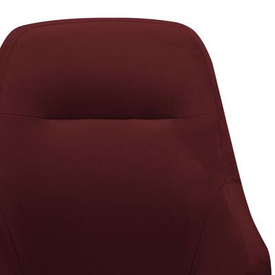 vidaXL Sallanan Sandalye Şarap Kırmızısı Kumaş