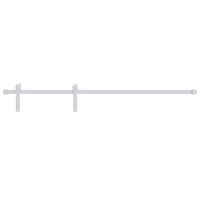 vidaXL Sürgülü Kapı Mekanizması Seti Beyaz 183 cm Çelik