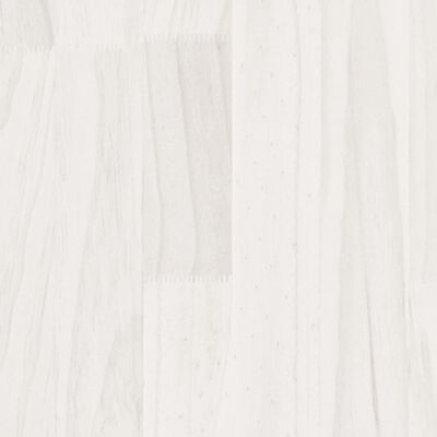 vidaXL Komodin Beyaz 40x31x40 cm Masif Çam Ağacı