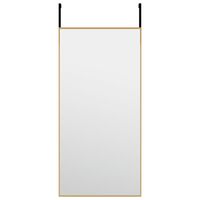 vidaXL Kapı Aynası Altın 30x60 cm Cam ve Alüminyum