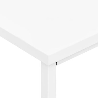 vidaXL Endüstriyel Tarz Çekmeceli Çalışma Masası Beyaz 105x52x75 cm
