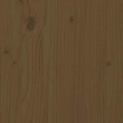 vidaXL Köpek Yatağı Bal Kahverengi 65,5x50,5x28 cm Masif Çam Ağacı