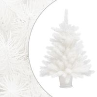 vidaXL Yapay Yılbaşı Ağacı Beyaz 65 cm Gerçekçi İğne Yapraklı