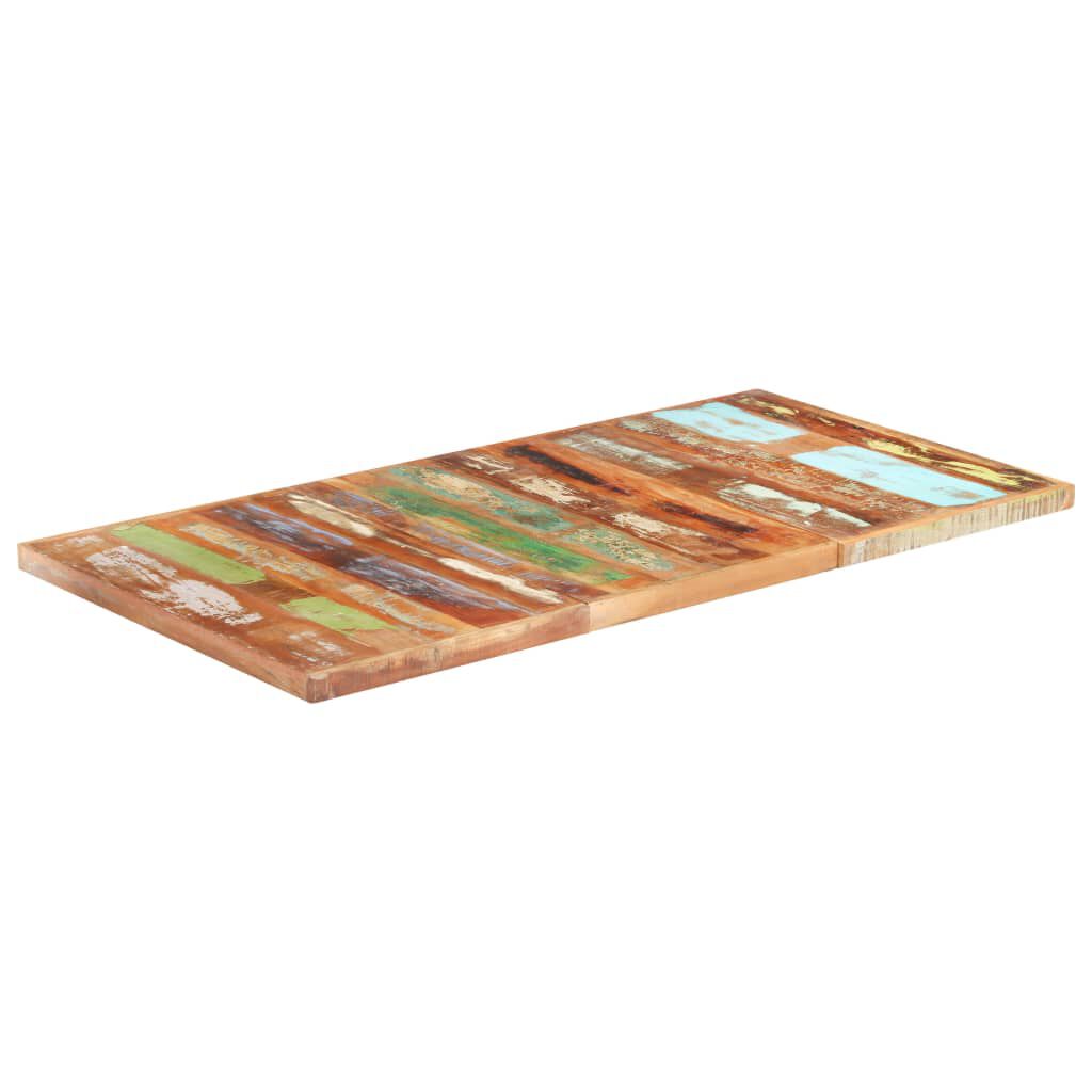 vidaXL Masa Tablası 16 mm 200x100 cm Masif Geri Kazanılmış Ahşap