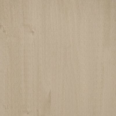 vidaXL Ayakkabılık HAMAR Bal Rengi 59,5x35x117 cm Masif Çam Ağacı