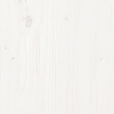 vidaXL Komodin Beyaz 40x30x40 cm Masif Çam Ağacı