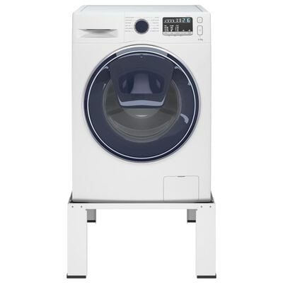 vidaXL Çamaşır Makinesi Altlığı Beyaz
