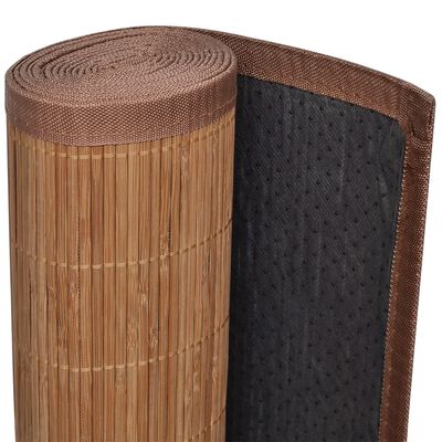 vidaXL Kilim Bambu 160x230 cm Kahverengi