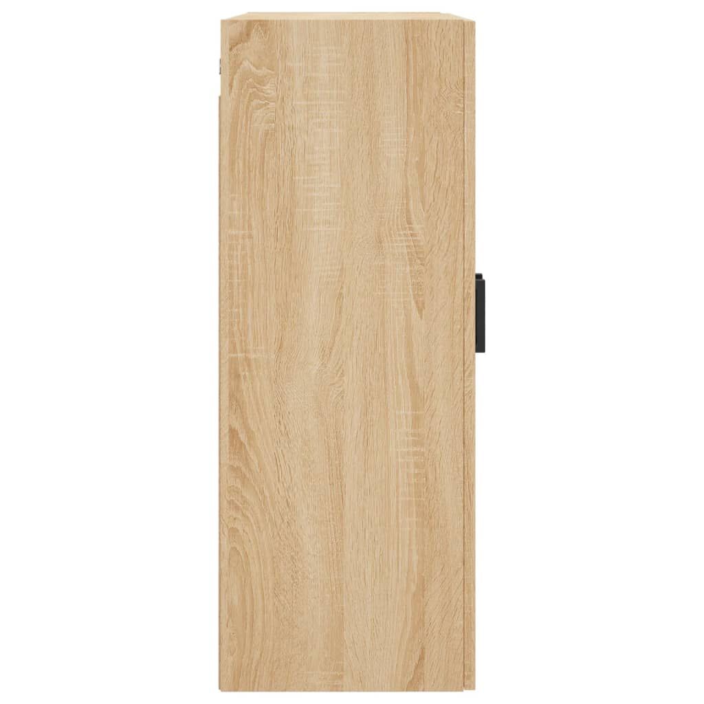 vidaXL Duvara Monte Dolap 2 Adet Sonoma Meşe 69,5x34x90 cm