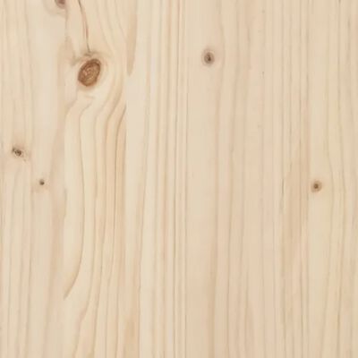 vidaXL Köpek Yatağı 75,5x55,5x28 cm Masif Çam Ağacı