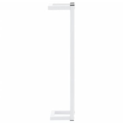 vidaXL Havluluk Beyaz 12,5x12,5x60 cm Çelik