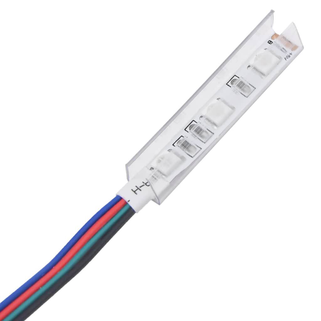 vidaXL LED Işıklı TV Ünitesi Gri 135x39x30 cm