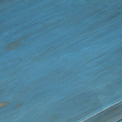 vidaXL Komodin Mavi 40x30x50 cm Masif Mango Ağacı