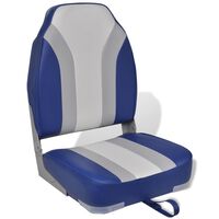vidaXL Katlanabilir Tekne Sandalyesi Yüksek Arkalıklı