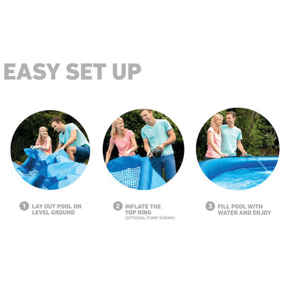 Intex Yüzme Havuzu Easy Set 244x61 cm PVC