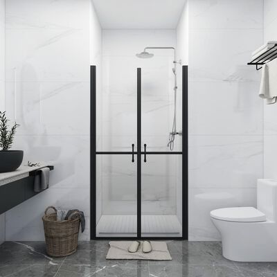 vidaXL Duş Kapısı Şeffaf (68-71)x190 cm Temperli Cam