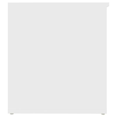 vidaXL Depolama Sandığı Beyaz 84x42x46 cm Kompozit Ahşap