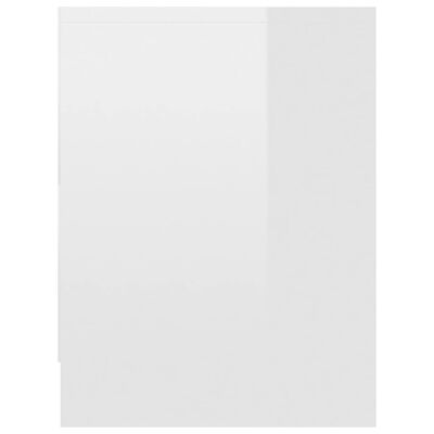 vidaXL Komodin Parlak Beyaz 40x30x40 cm Sunta