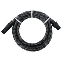 vidaXL Konnektörlü Emiş Hortumu Siyah 1" 4 m PVC