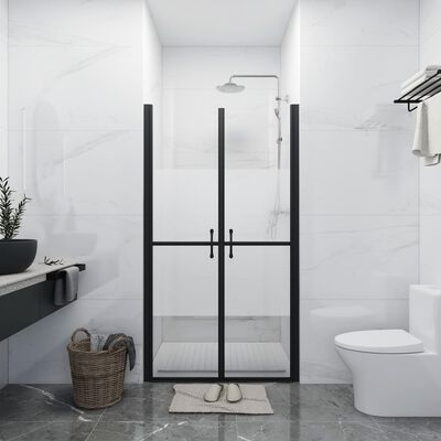 vidaXL Duş Kapısı Yarı Buzlu (68-71)x190 cm Temperli Cam