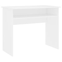 vidaXL Çalışma Masası Beyaz 90x50x74 cm Sunta