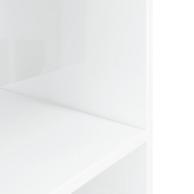 vidaXL Akvaryum Standı Parlak Beyaz 80x35x60 cm Kompozit Ahşap