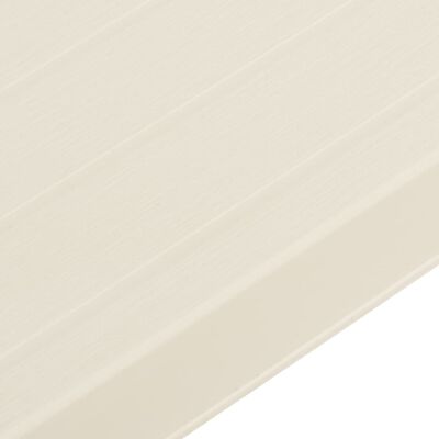 vidaXL 3 Parça Katlanır Bistro Seti Beyaz Plastik
