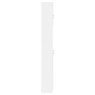 vidaXL Banyo Dolabı Beyaz 32x25,5x190 cm Sunta