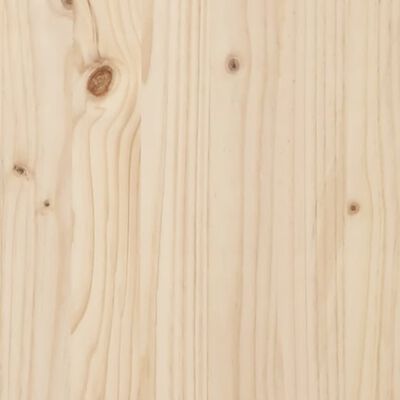 vidaXL Köpek Yatağı 101,5x74x9 cm Masif Çam Ağacı