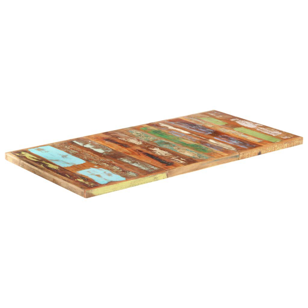 vidaXL Masa Tablası 16 mm 200x100 cm Masif Geri Kazanılmış Ahşap