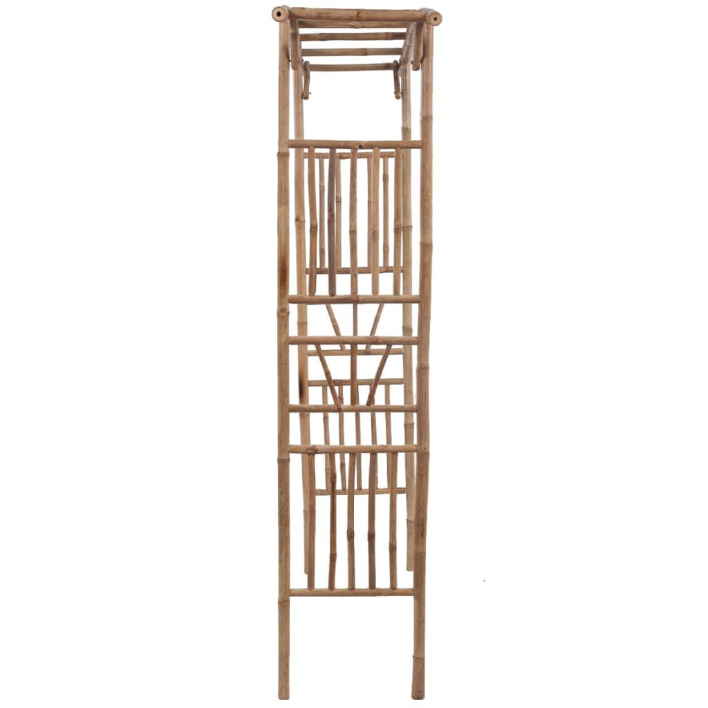 vidaXL Bahçe Gül Kemeri 145x40x187 cm Bambu
