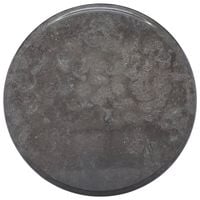 vidaXL Masa Tablası Siyah Çap 40x2,5 cm Mermer