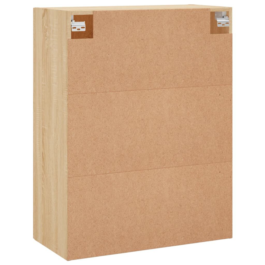vidaXL Duvara Monte Dolap 2 Adet Sonoma Meşe 69,5x34x90 cm