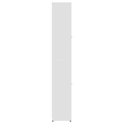 vidaXL Banyo Dolabı Beyaz 30x30x183,5 cm Sunta
