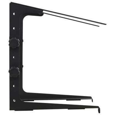 vidaXL Laptop Standı Siyah 30,5x28x(24,5-37,5) cm Çelik