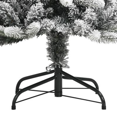 vidaXL Karlı Yapay Yılbaşı Ağacı 150 cm PVC ve PE
