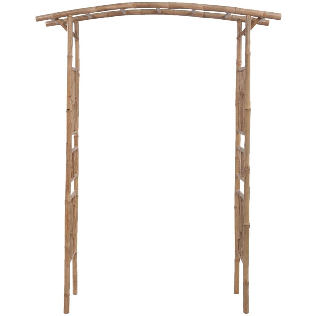 vidaXL Bahçe Gül Kemeri 145x40x187 cm Bambu