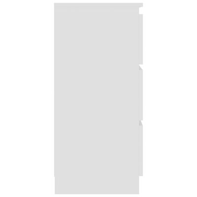 vidaXL Konsol Beyaz 60x33,5x76 cm Sunta