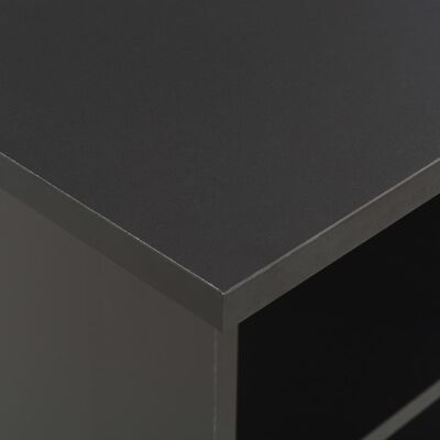 vidaXL Bar Masası Siyah 60x60x110 cm