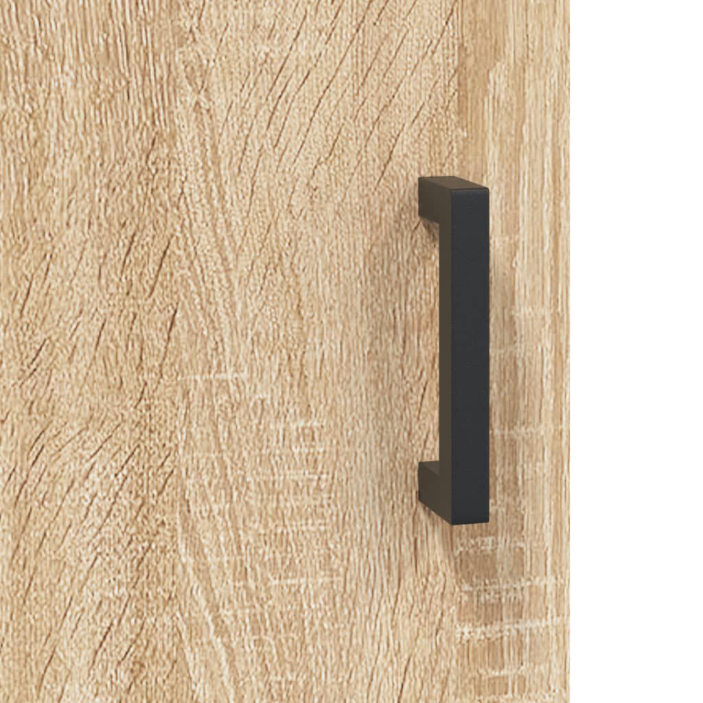 vidaXL Duvara Monte Dolap 2 Adet Sonoma Meşe 69,5x34x90 cm
