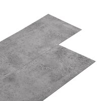 vidaXL Yapışkanlı PVC Yer Döşemesi Çimento Kahverengi 5,26 m² 2 mm