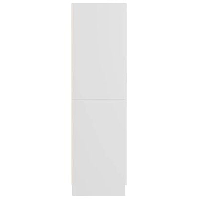 vidaXL Gardırop Beyaz 82,5x51,5x180 cm Kompozit Ahşap