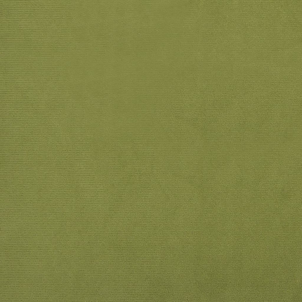 vidaXL Tabure Açık Yeşil 78x56x32 cm Kadife