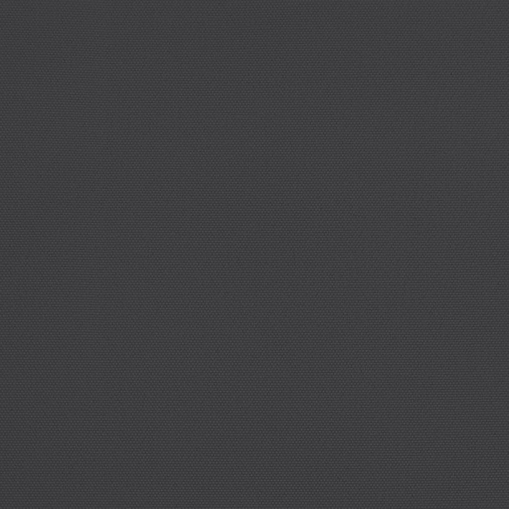 vidaXL Yandan Gövdeli Şemsiye için Yedek Kumaş Siyah 300 cm