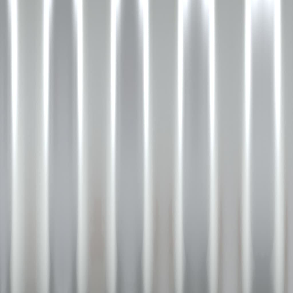 vidaXL 12 Adet Çatı Paneli 60x36 cm Toz Boyalı Çelik Gümüş