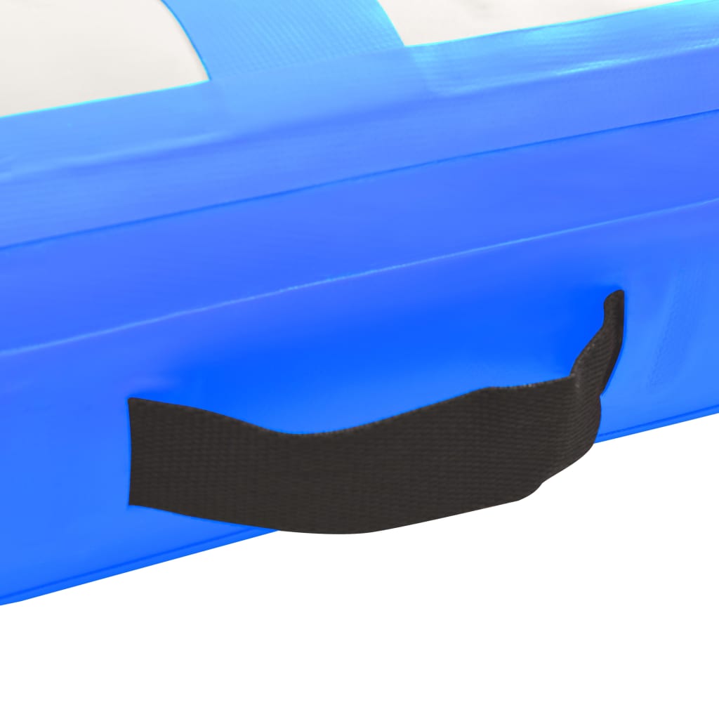 vidaXL Şişme Jimnastik Minderi ve Pompa Mavi 60x100x15 cm PVC
