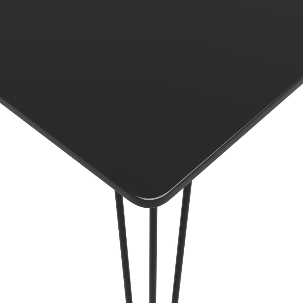 vidaXL Bar Masası Siyah 120x60x105 cm